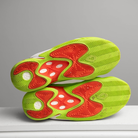 Adidas Basketball Shoes BYW Select Solar Green Impact Orange Boost Men Sz‎ 13 - Picture 7 of 7